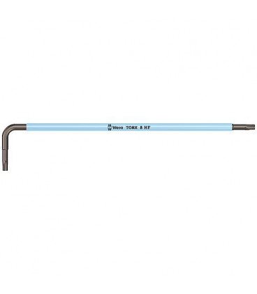 Cle male coudee WERA BlackLaser TORX T9, long avec fonction de retenue Cle male coudee WERA BlackLaser TORX T9, long avec fonction de retenue