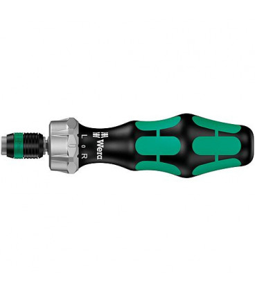 Tournevis a cliquet WERA pour embouts avec 1/4" six pans males Tournevis a cliquet WERA pour embouts avec 1/4" six pans males