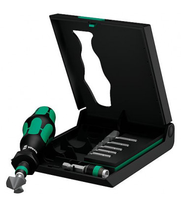 Wera' Jeu d'embout conique a chanfrener 8 pieces coffret en plastique inclus Wera' Jeu d'embout conique a chanfrener 8 pieces coffret en plastique inclus