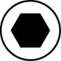 Support d'embout 1/4" L  :  58 mm Type 7113 S