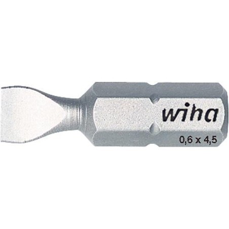 Embout 1/4" fente 0.6x4.5 Z 25mm Type 7010 Z
