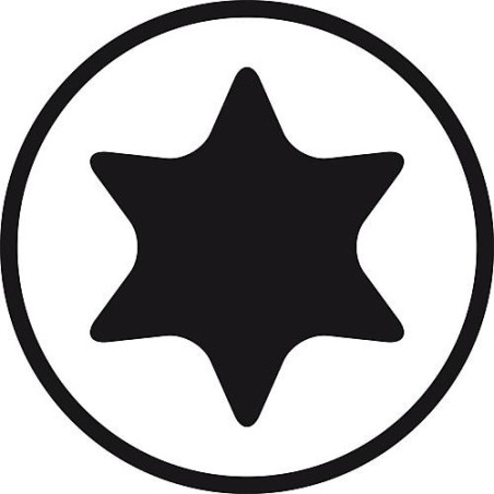 Embout standard, Torx Forme E 6,3 T25 x 50