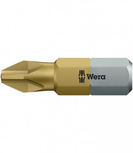 Embout WERA Phillips revetement TiN, PH3x25mm