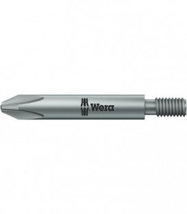 Embout WERA Phillips avec raccord filete 10-32UNF PH2x44,5mm