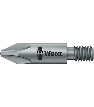 Embout WERA Phillips avec raccord filete M6 PH2x35mm