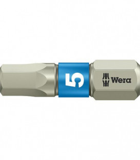 Embout WERA TS 5,0 x 25 mm en inox