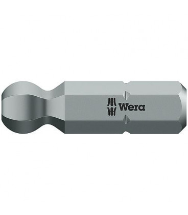 Embout WERA six pans creux avec tete spherique 4,0x25mm