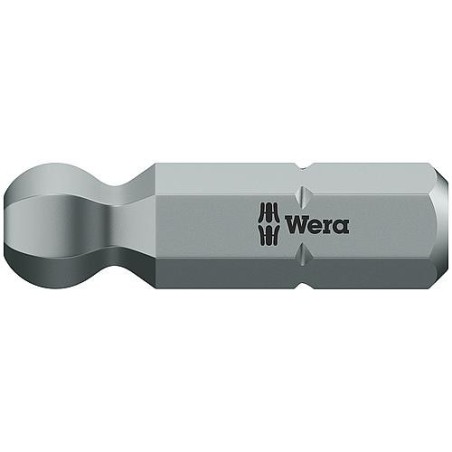 Embout WERA six pans creux avec tete spherique 5,0x25mm