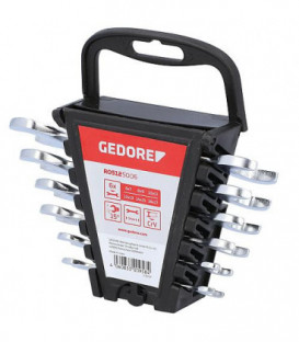 Kit Cle a fourche double GEDORE red 12 pieces, court 6-32mm
