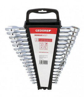 Jeu de cles mixtes GEDORE red 17 pieces 6-22mm