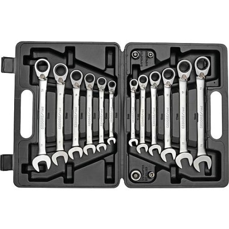 Kit cle a cliquet GEDORE red 16 pcs SW 8-19mm