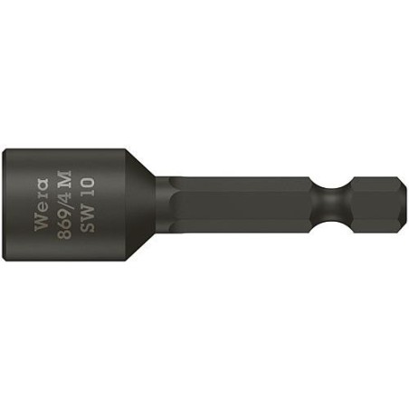 Douille WERA 6 pans avec aimant, SW 7,0 Longueur 50mm