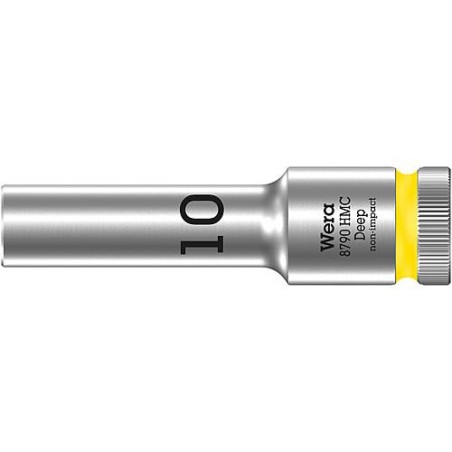 Douille WERA 1/2", 6 pans, long, SW 13,0 Longueur 83mm