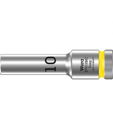 Douille WERA 1/2", 6 pans, long, SW 16,0 Longueur 83mm Douille WERA 1/2", 6 pans, long, SW 16,0 Longueur 83mm