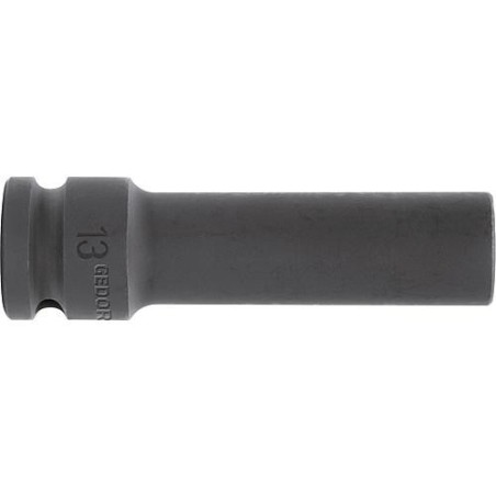 Douille Impact GEDORE red 1/2" 6 pans, long, SW : 13 L : 78mm