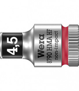 Cle a cliquet WERA 8790 HMA HF ouverture de cle 4,5mm traction 6,3mm (1/4")