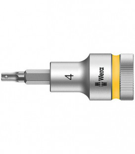 Cle a cliquet WERA 8740 C HF six pans femelle 4mm L : 60,0mm traction 12,7mm (1/2")