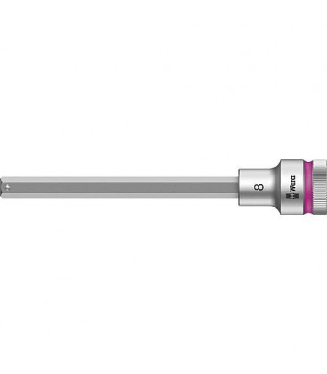 Cle a cliquet WERA 8740 C HF six pans femelle 8mm L : 140,0mm traction 12,7mm (1/2")