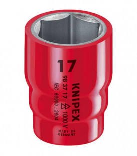 Douille Trempe VDE avec carre femelle 1/2" isolée 11 mm diam. 20,7 mm