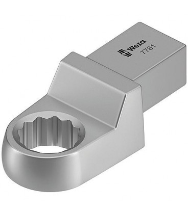 Clé à oeil interchangeable WERA 4 pans 14x18mm, Forme B SW 16 Clé à oeil interchangeable WERA 4 pans 14x18mm, Forme B SW 16