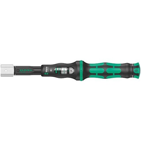 Clé dynamométrique WERA pour outil à encastrer 9x12mm 2,5 - 25 Nm, Longueur 283mm