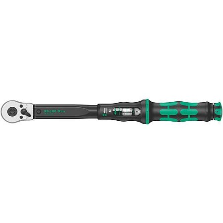 Cle dynamometrique WERA Click-Torque B2 traction 9,52mm (3/8")