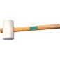 Marteau caoutchouc Profi 64 mm, Haromac T. 2, tete blanche