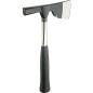 Habero Hachette de platrier avec manche en tube d'acier 600 g