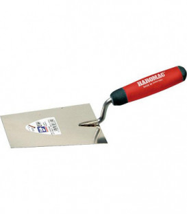 Truelle a enduire Berner inoxydable 140mm, 2K-ERGO noir-rouge