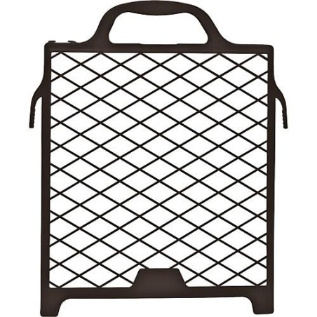 Grille egouttoir 22 x 25 cm plastique noir