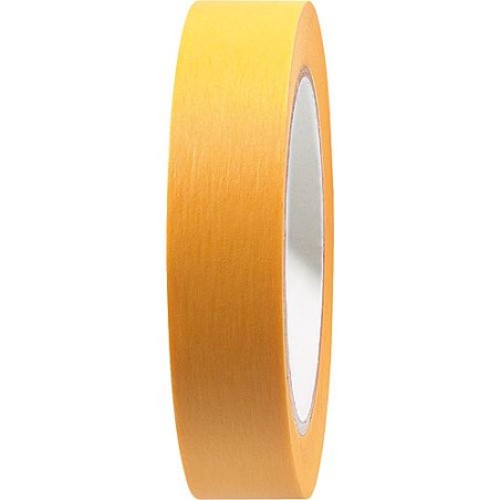 Ruban adhesif jaune, 30 jours 80°C, Int. et ext. 50mm x 50m