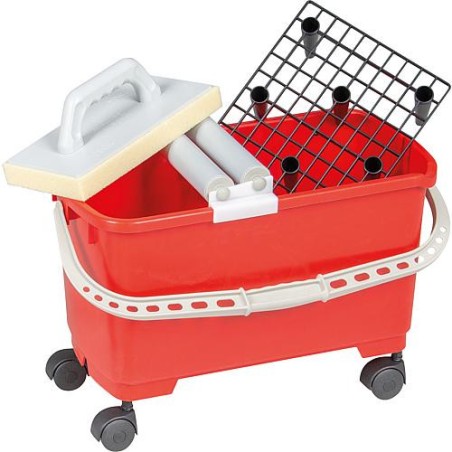 Set de nettoyage du carreleur 8 pcs 22 l 4 rouleaux eponge hydro