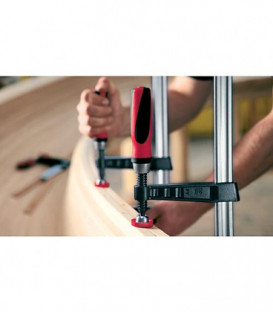 Bessey serre-joint en fonte malleable 250x120mm Type TG25-2K avec manche plastique 2 composants