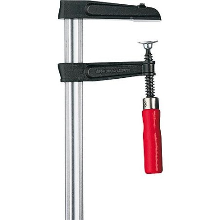 Serre-joint en fonte malleable avec manche en bois 1500x120mm Type TKPN150BE