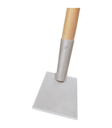 Ideal manche en hetre long 120 cm, droit, brut, avec once pour raclette et grattoir de coffrage