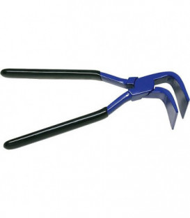 Pince a sertir, 90°coude, forgee, laquee largeur de machoire 60mm / L  :  260 mm