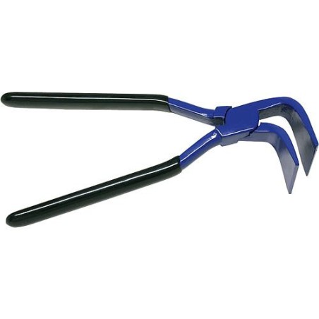 Pince a sertir, 90°coude, forgee, laquee largeur de machoire 60mm / L  :  260 mm