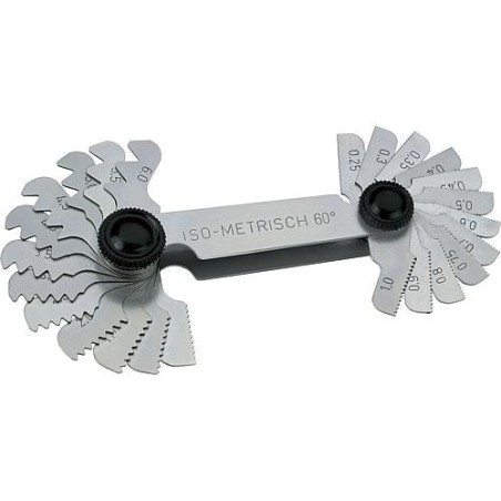 Calibre de filetage 0,25-6mm pour filet metrique selon ISO