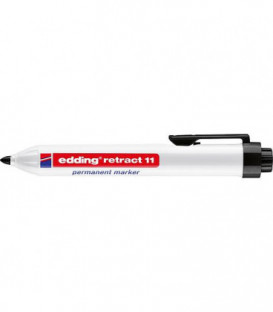 Marqueur permanent edding retract11, pointe ronde diam. 1,5-3,0mm, couleur noire