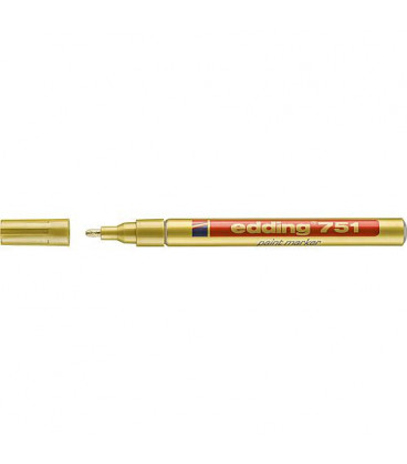 Marqueur Lackmarker 751 or largeur de trait 1 - 2 mm pointe ronde