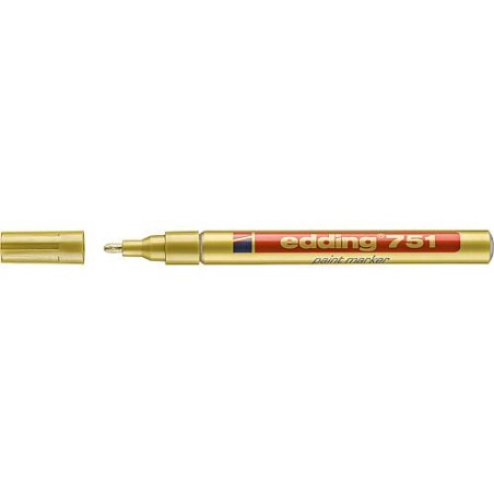 Marqueur Lackmarker 751 or largeur de trait 1 - 2 mm pointe ronde