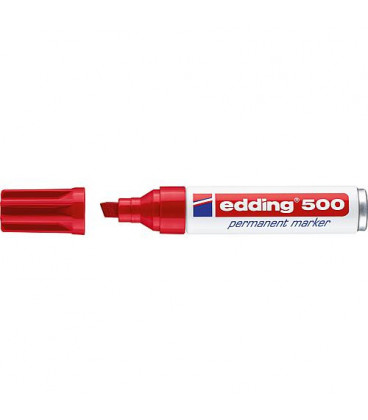 Marqueur Permanentmarker 500 rouge largeur de trait 2 - 7 mm pointe grisote