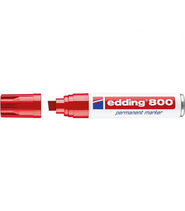 Marqueur Permanentmarker 800 rouge largeur de trait 4 - 12 mm pointe grisote
