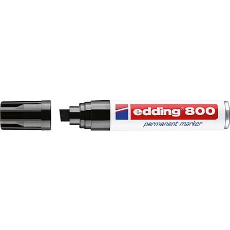 Marqueur Permanentmarker 800 noir largeur de trait 4 - 12 mm pointe grisote
