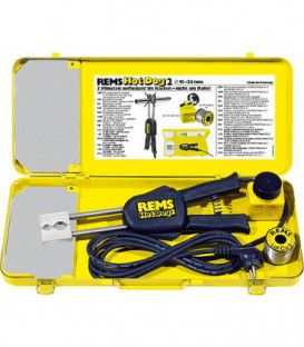 REMS Hot Dog 2 230V 440W dans une Mallette en tole pour tube Cu jusqu'a 28 mm