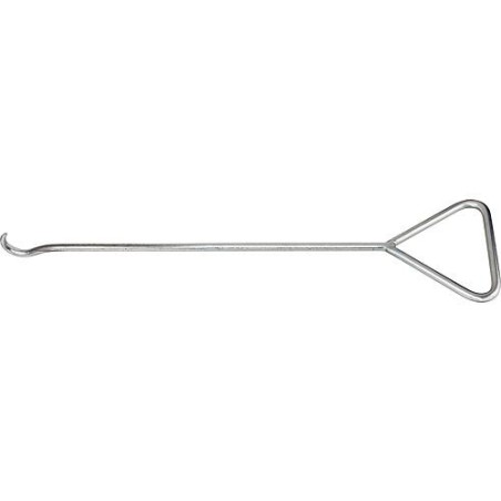 Crochet d'ouverture de couvercles de regard, ravin, autres acier galva - longueur env 85 cm