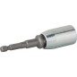 Porte-embout M12, avec douille 1/2" femelle 4 pans et adaptateur spécial 1/4"