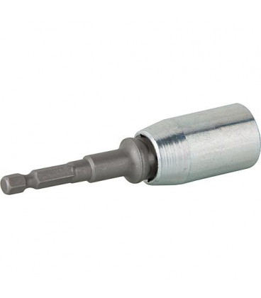 Porte-embout M10, avec douille 1/2" femelle 4 pans et adaptateur spécial 1/4"