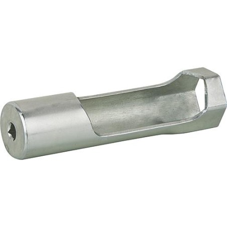 CLé a douille robinetterie évier SW46, avec insert 1/2" 4 pans