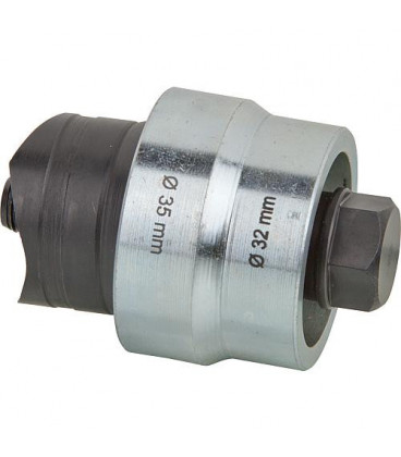 Emporte piece double pour robinet 32+35 mm